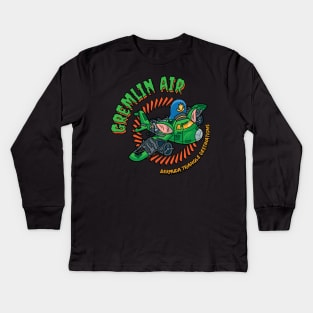 Gremlin Airlines Kids Long Sleeve T-Shirt